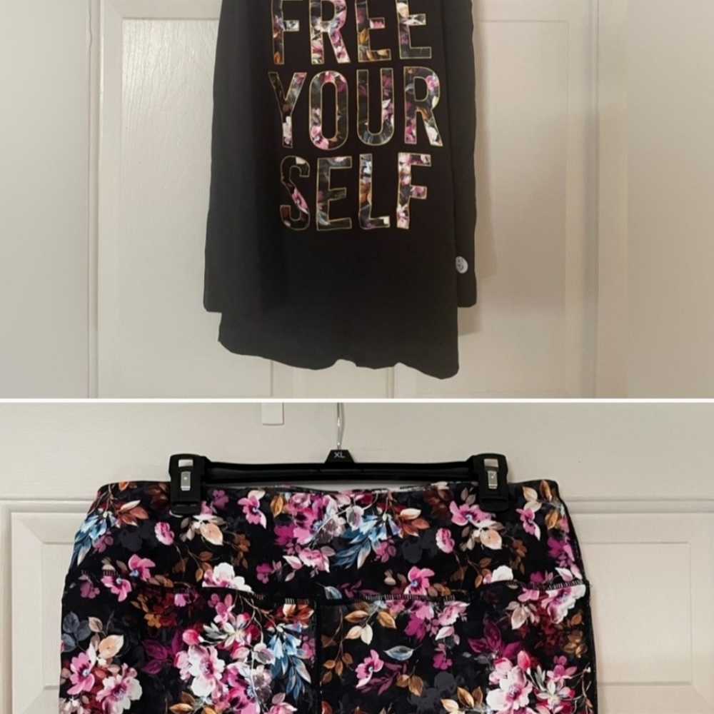 Torrid Black/floral Active